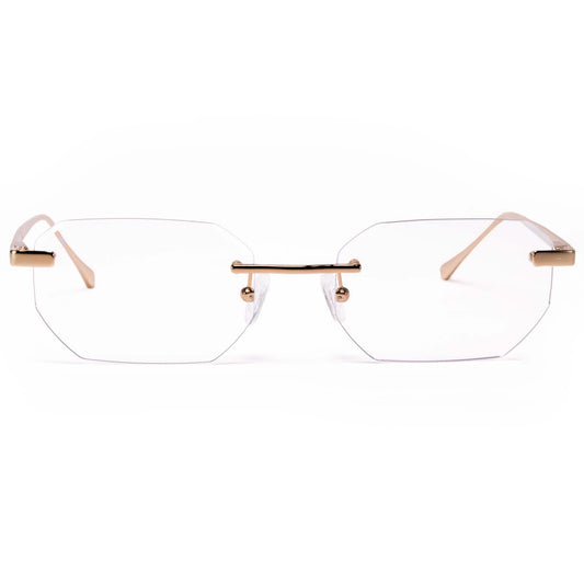 Randloze Bril Transparant Doorzichtig Brysa Farrier Blanche
