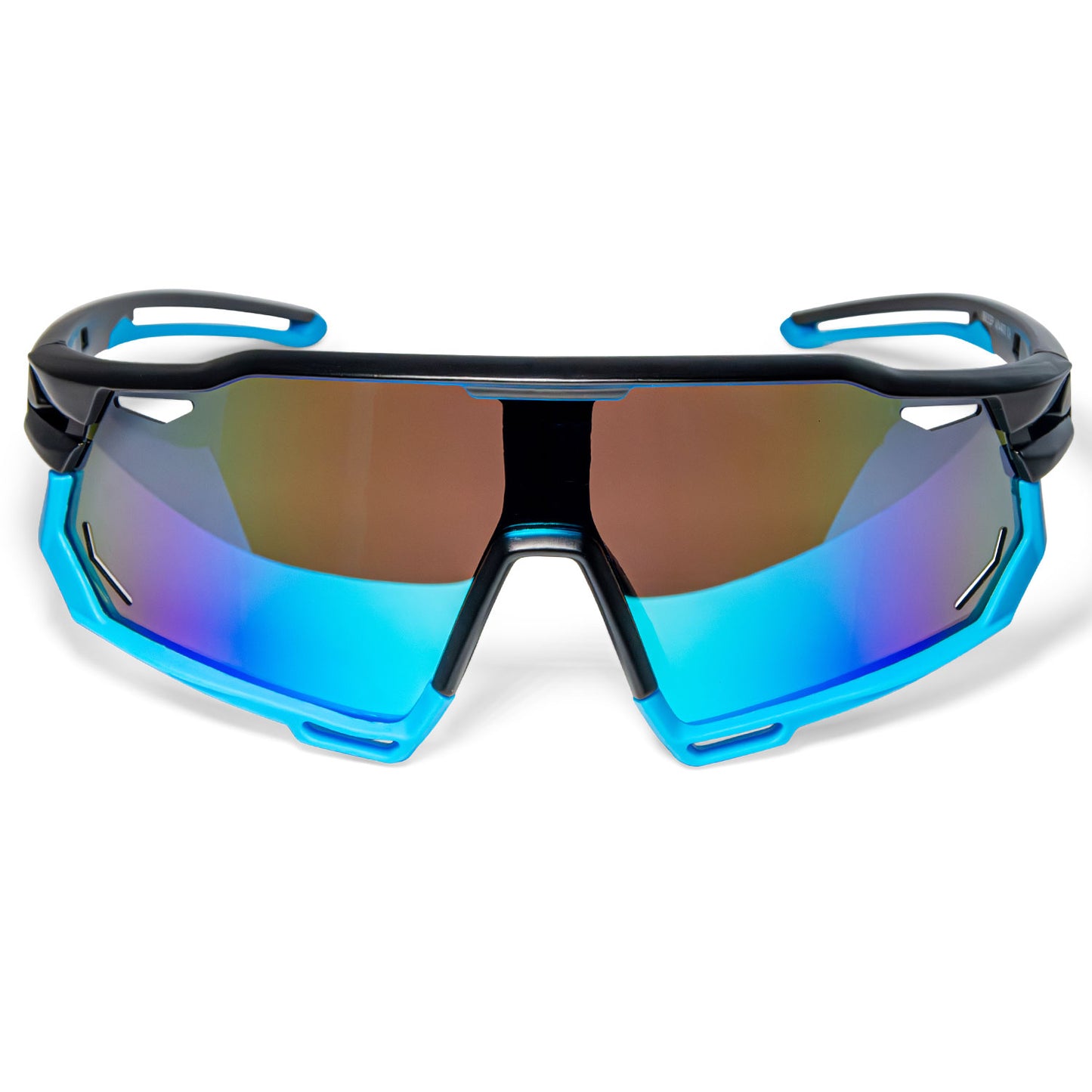 Fietsbril Sportbril Zonnebril Blauw Lumin Blue Voorkant