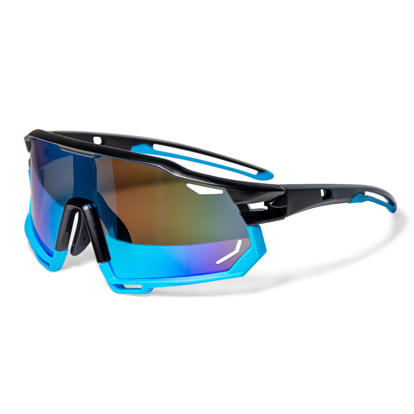 Fietsbril Sportbril Zonnebril Blauw Lumin Blue Zijkant