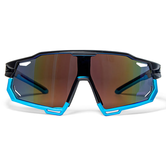 Fietsbril Sportbril Zonnebril Blauw Lumin Blue Voorkant