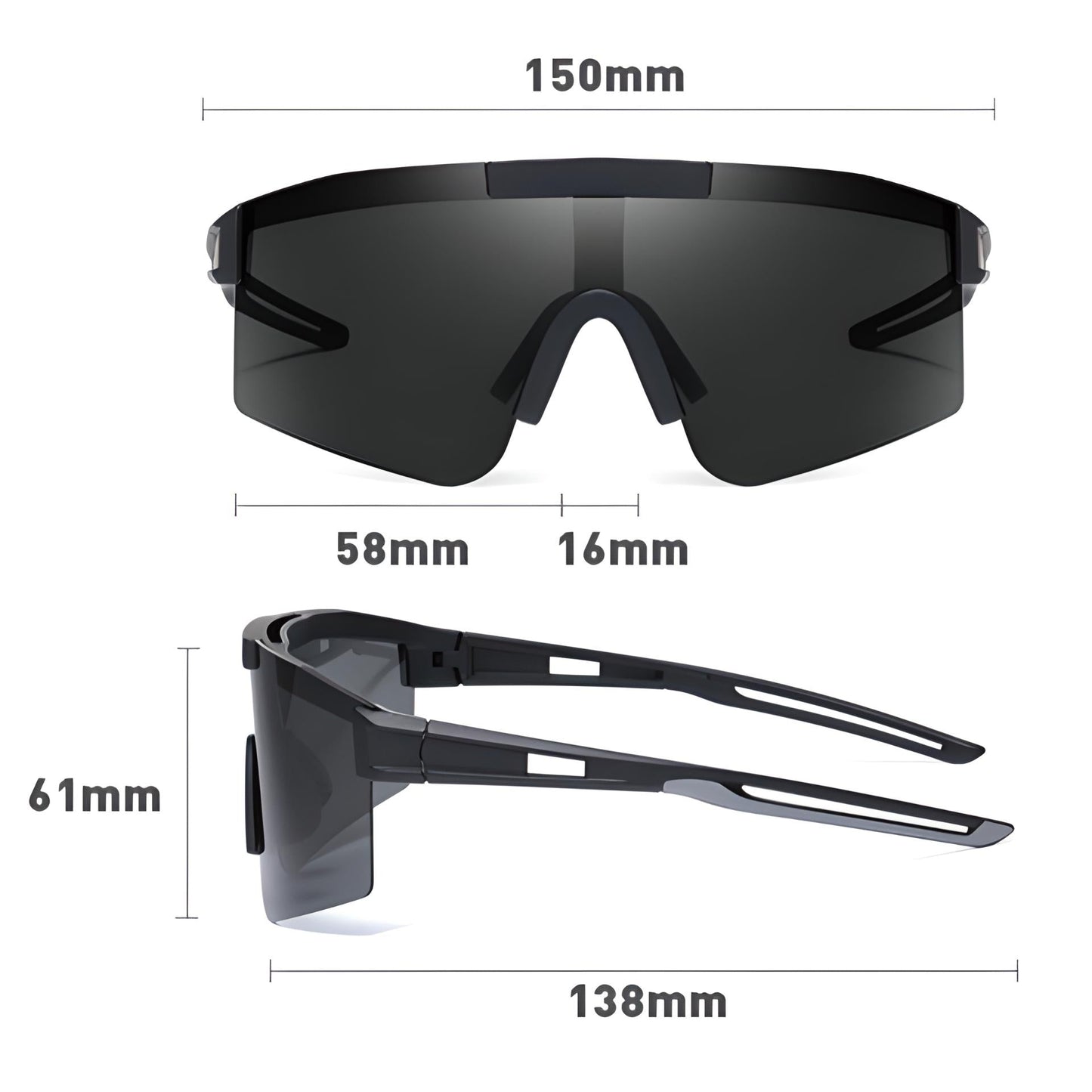 Fietsbril Sportbril Wielrennen Fyrr Blue Sportbril Fietsbril Zonnebril Gepolariseerd Outdoor Sport Fiets Eyewear Mannen Vrouwen Mountain Road Mtb Fiets UV400 Zonnebril