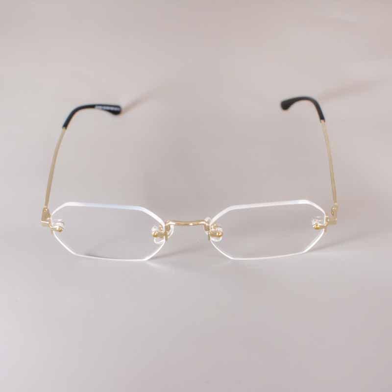 Randloze Bril Falt Doorzichtige Transparante Glazen