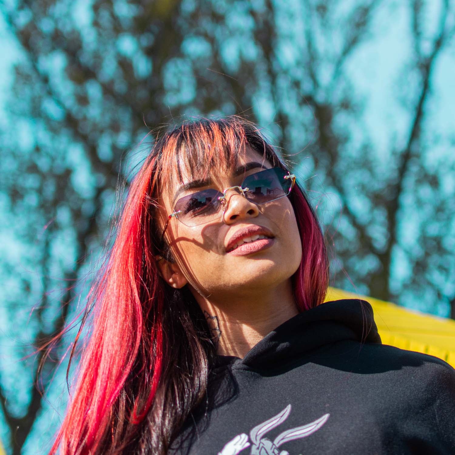 Randloze Bril Falt Doorzichtige Transparante Glazen